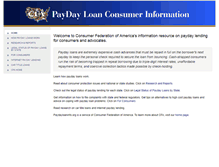 Tablet Screenshot of paydayloaninfo.org